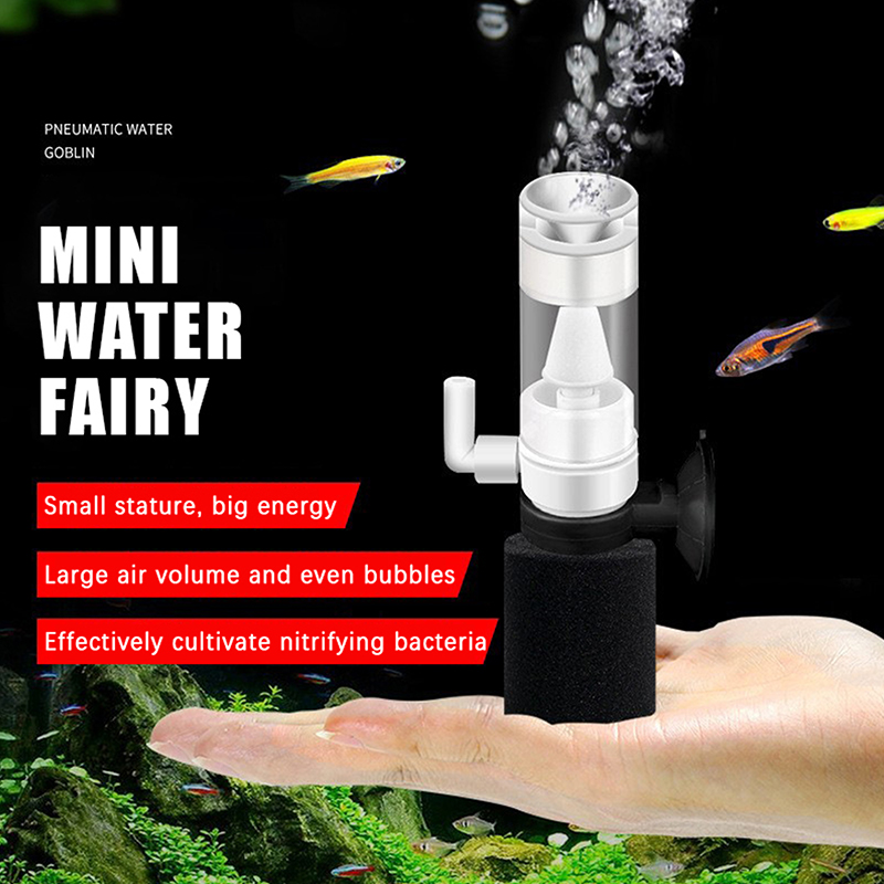 Betta Fish Tank - ♬ Filtr gąbkowy do akwarium zasilany