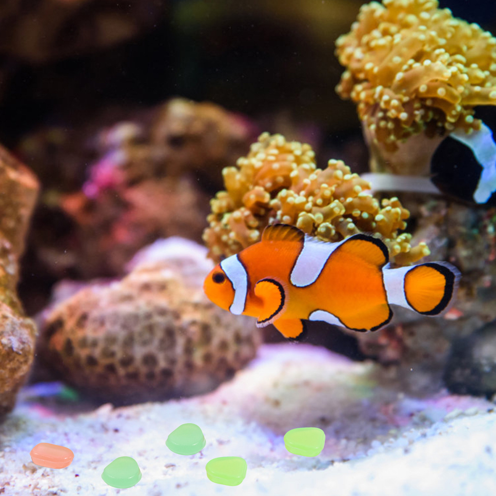 400 szt. Kamyczków świecących  – Fish Tank Gravel recenzja i cena