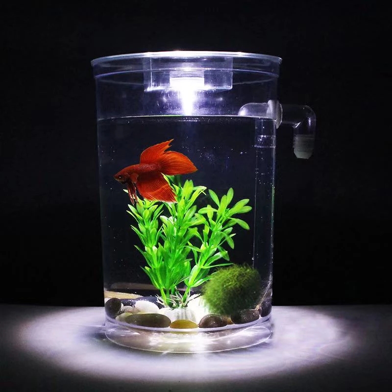 Leniwa bezpłatna wymiana wody  – Betta Fish Tank recenzja i cena