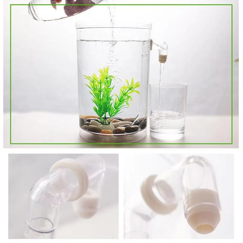 Leniwa bezpłatna wymiana wody  – Betta Fish Tank recenzja i cena
