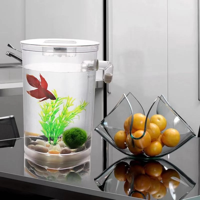 Leniwa bezpłatna wymiana wody  – Betta Fish Tank recenzja i cena