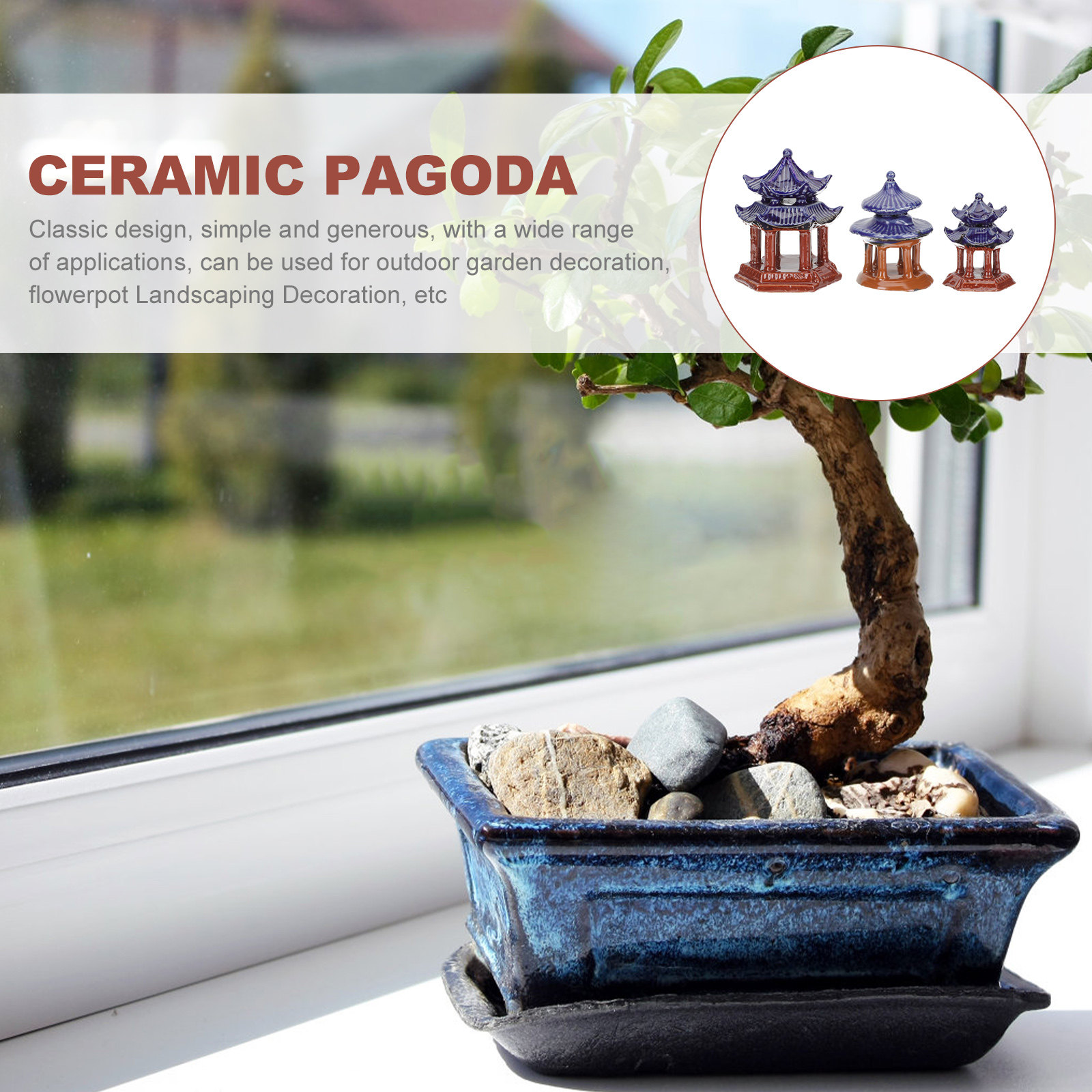 3 szt. Ceramiczna Miniaturowa  – Aquarium Decor recenzja i cena