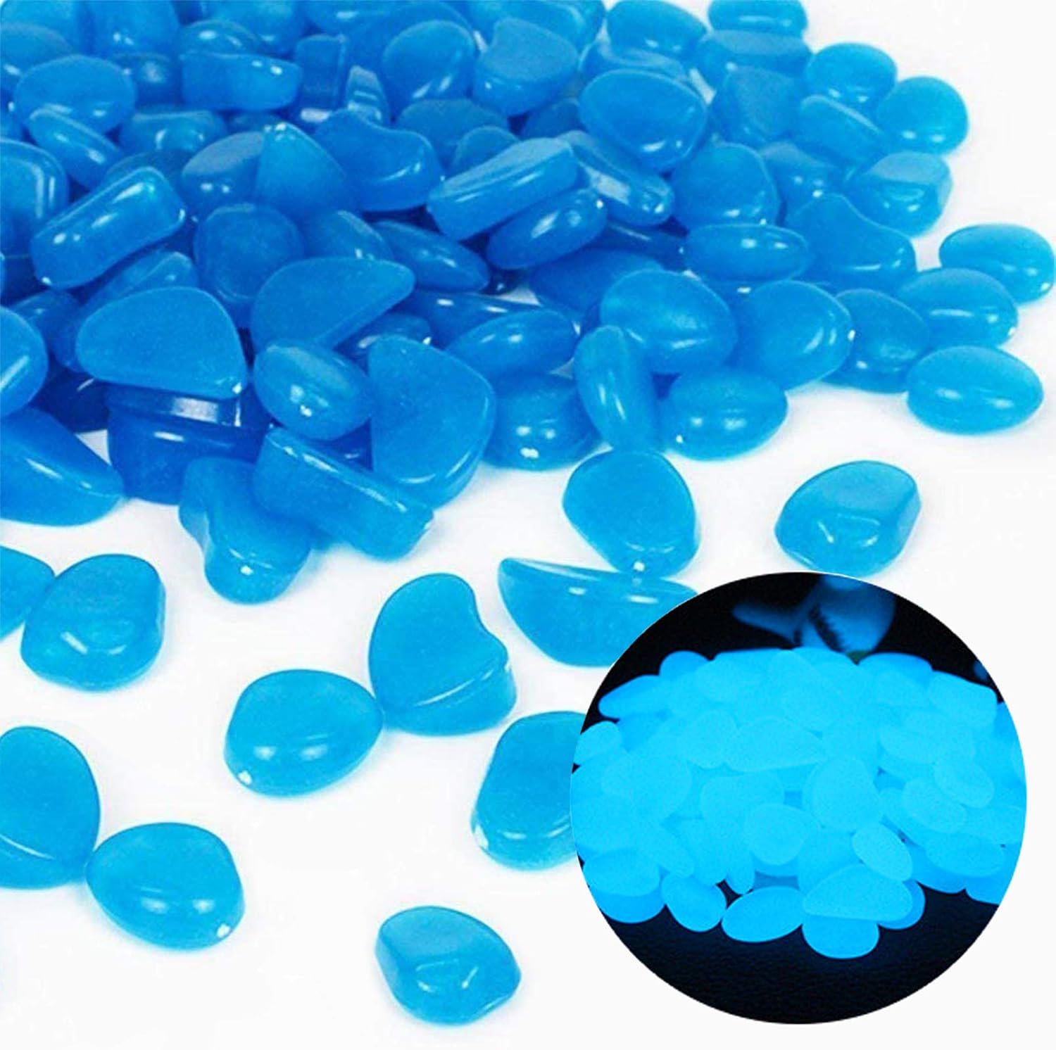 Fish Tank Rocks Glow Blue Pebb – Fish Aquarium Home recenzja i cena