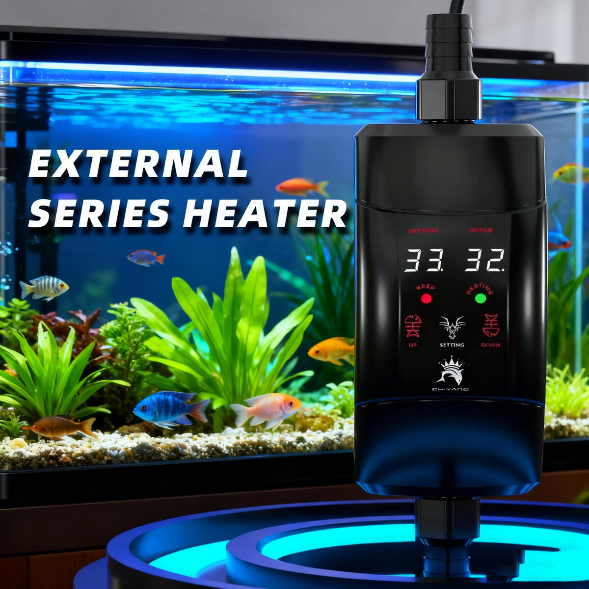 Zewnętrzny pręt grzejny 300W - – Fish Tank Heater recenzja i cena